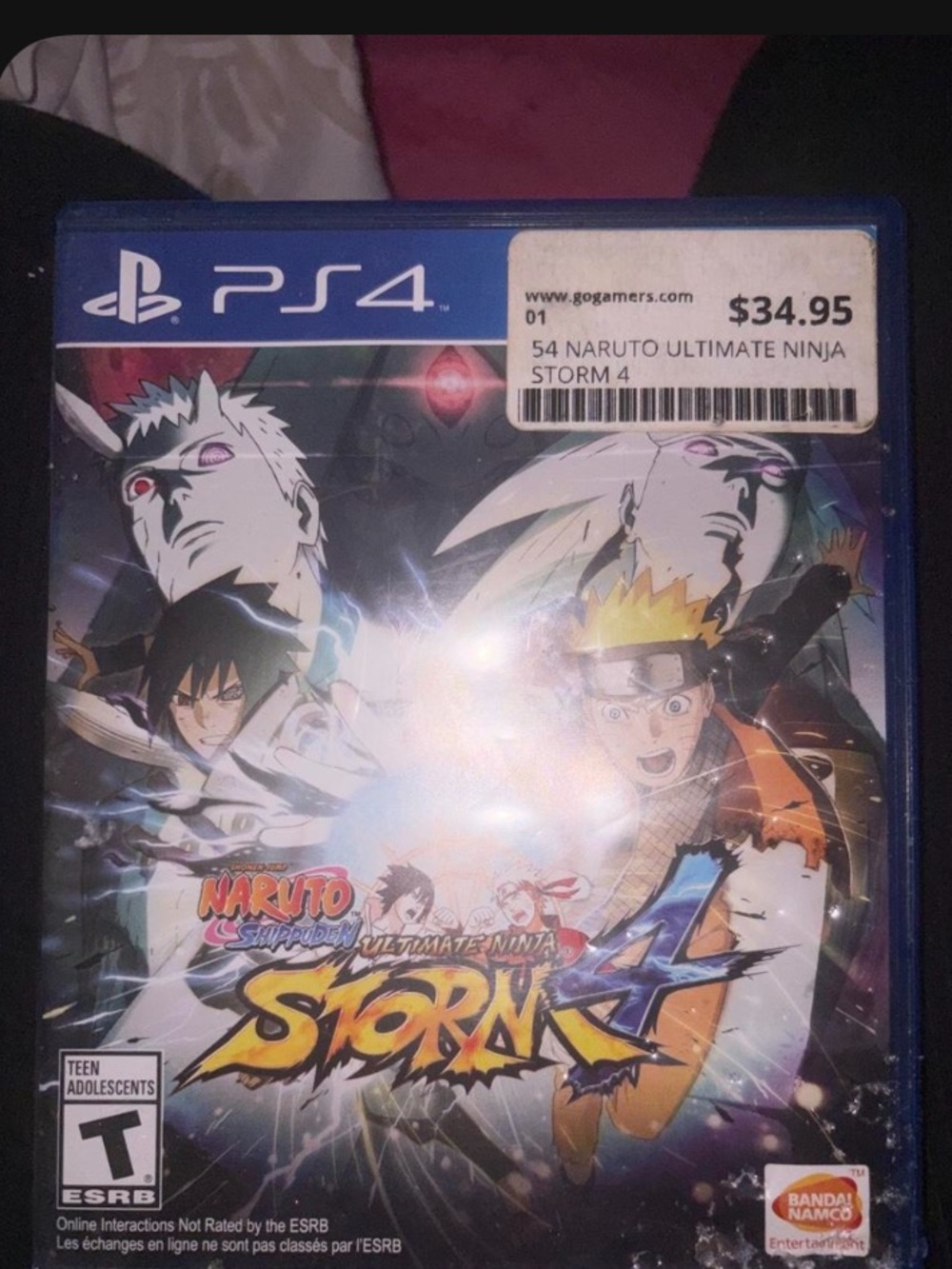 Sony PS4 Naruto Shippuden: Ultimate Ninja Storm 4 - Game disc